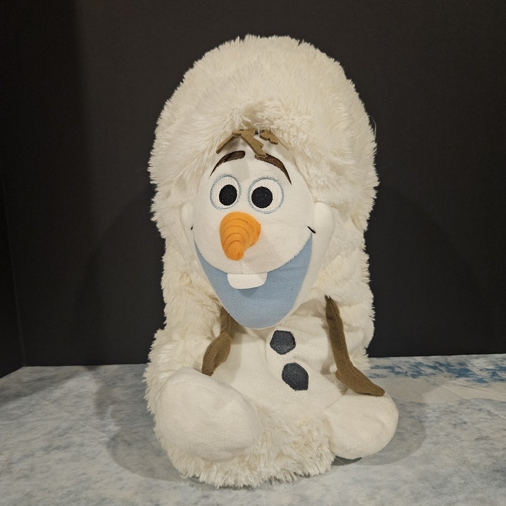 Disney Frozen Olaf Hideaway Plush + Sven Big Feet Plush Bundle (Read) - Picture 6 of 10